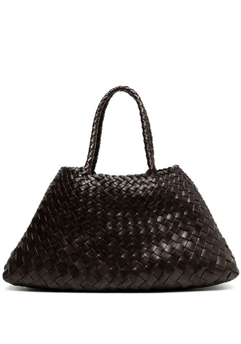 santa croce big bag woman dark brown DRAGON DIFFUSION | DGS68892DK BROWN